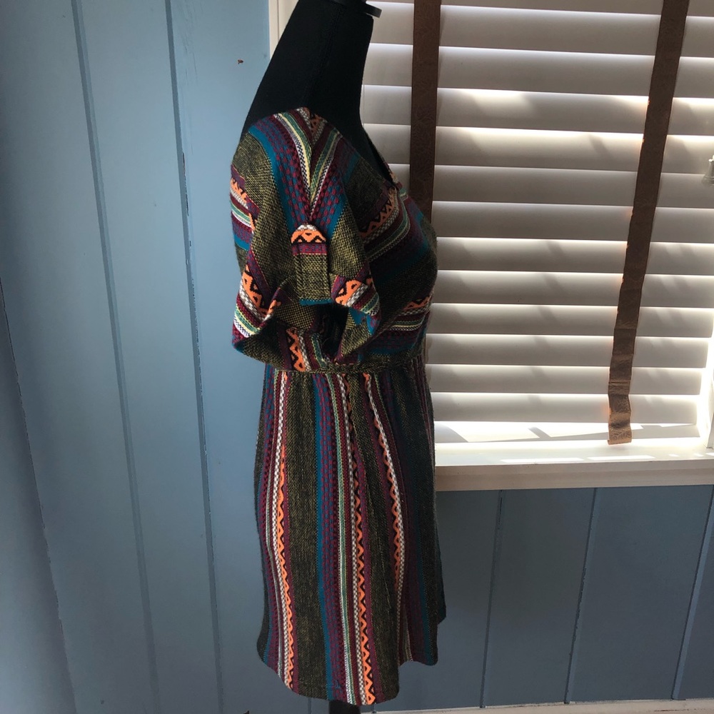 Multi Patterned Knit Hot & Delicious Dress - Picture 12 of 14